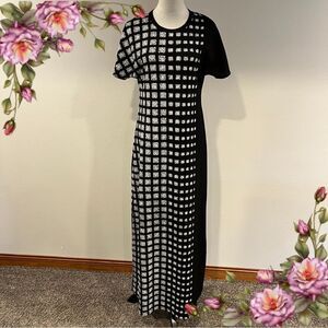 LulaRoe Maria short sleeve stretchy maxi dress size S Small